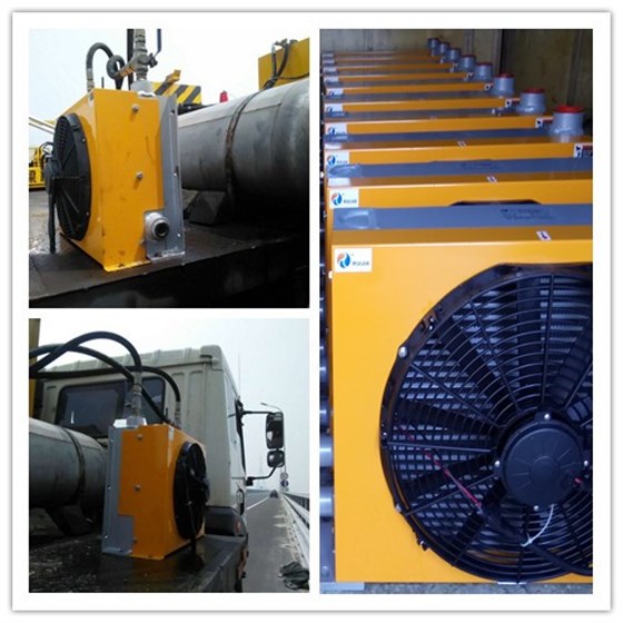 移動工程師加裝睿佳液壓風冷卻器 移動工程師加裝睿佳液壓風冷卻器