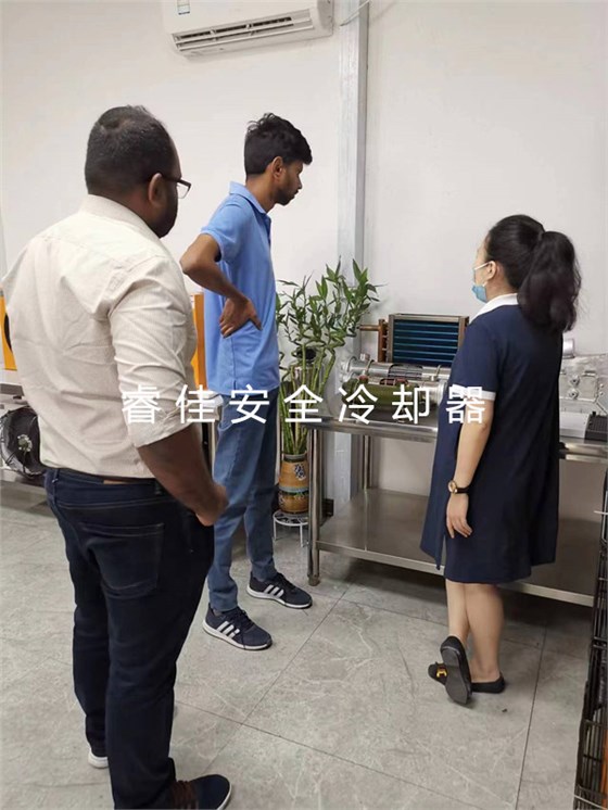 為客戶介紹睿佳冷卻器產(chǎn)品 為客戶介紹睿佳冷卻器產(chǎn)品