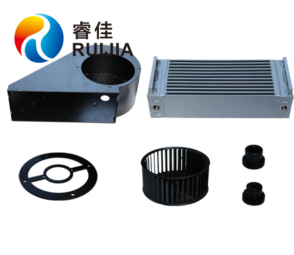 板翅式散熱器帶蝸牛式風(fēng)機 板翅式散熱器帶蝸牛式風(fēng)機