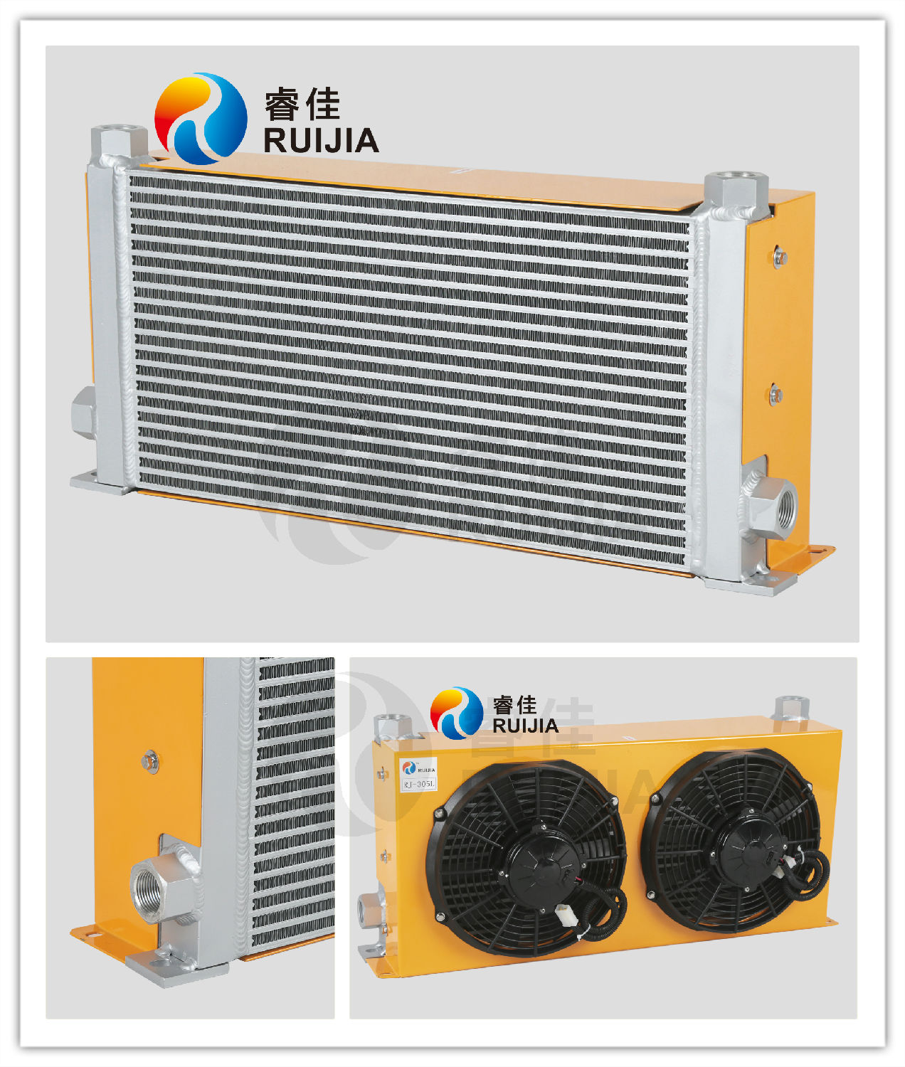 創(chuàng)新雙風(fēng)扇，睿佳<font color='red'>風(fēng)冷卻器</font>Rj-305L