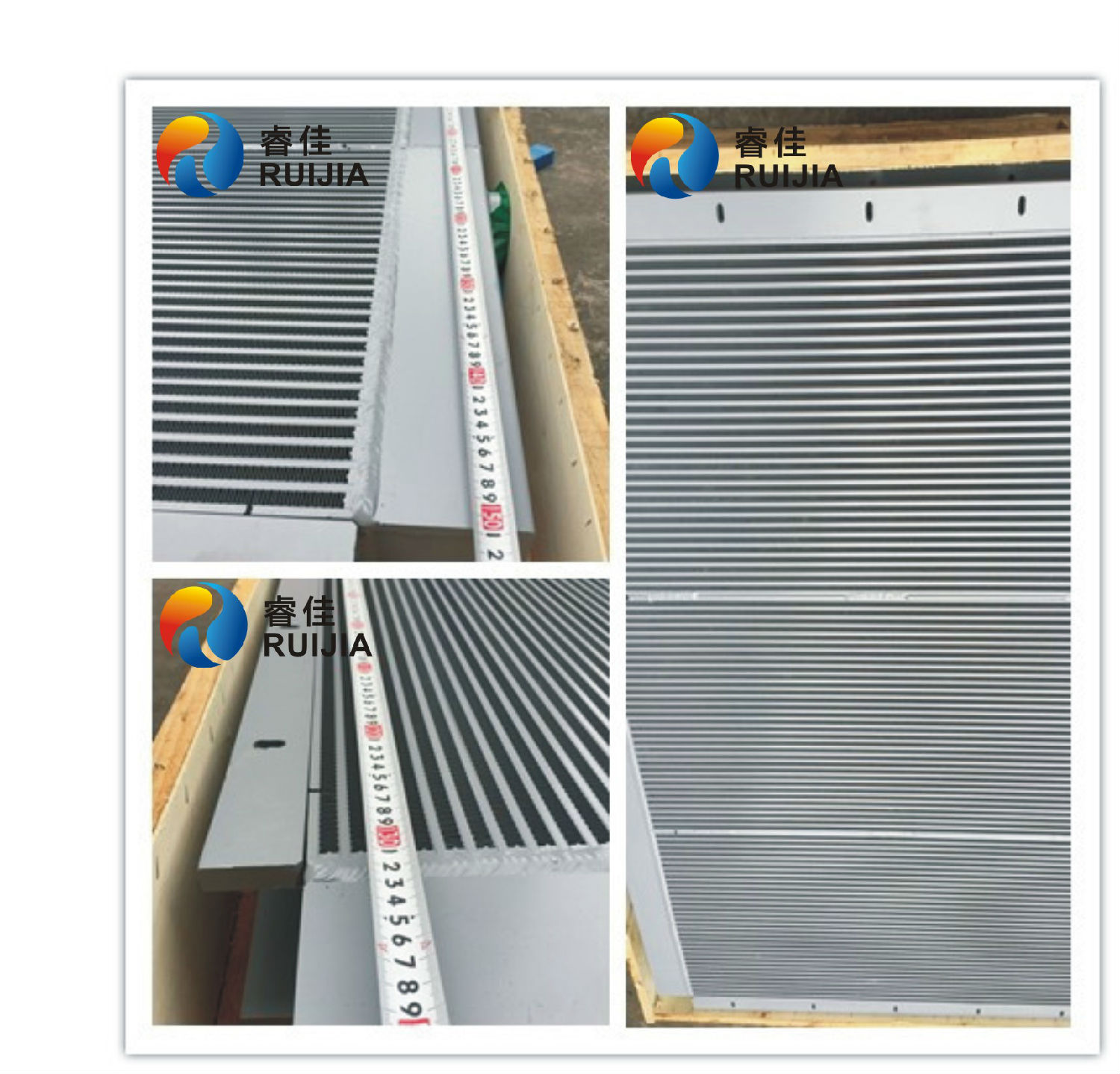 【訂做】越南客戶訂做鋁制<font color='red'>板翅式散熱器</font>