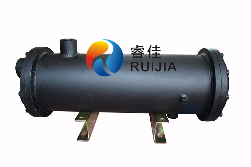 東莞客戶定做8寸<font color='red'>管殼式冷卻器</font>