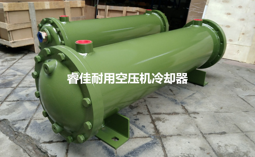 【福建】空壓機(jī)加裝，定做10寸<font color='red'>水冷式液壓油散熱器</font>