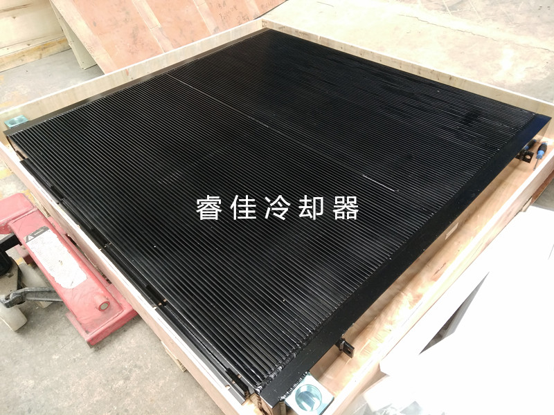 定做英格索蘭空壓機<font color='red'>風冷散熱器</font>